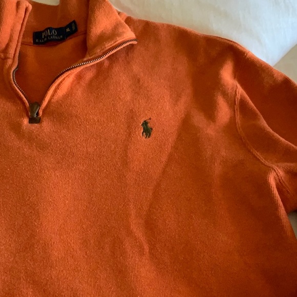 XL Polo LS 1/4 zip pullover - Picture 3 of 3